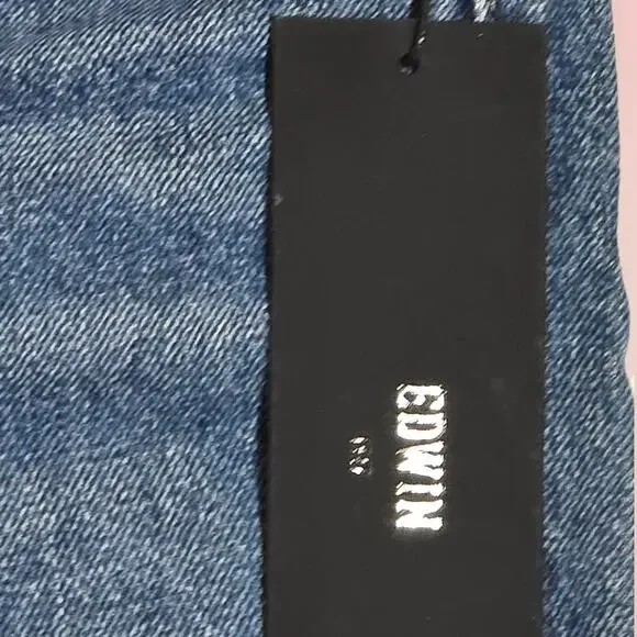 Edwin Jeans Chrissy Rumour Wide Flare Mid-Rise Denim Size 24 NWT Women - Picture 4 of 12